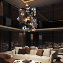 BUBBLES FLOW CHANDELIER CONICAL