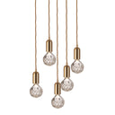 CRYSTAL BULB CHANDELIER 5