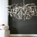 DELPHINIUM CHANDELIER OVAL